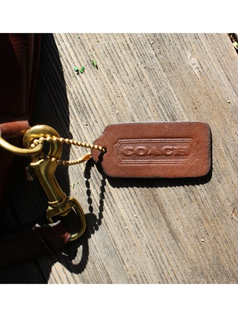 Coach Vintage - Plaza Bag 9860 in Mahogany, Pre-1994, USA - Picture 14 of 15